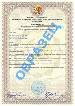 Приложение 1 Верхняя Пышма Сертификат ГОСТ РВ 0015-002
