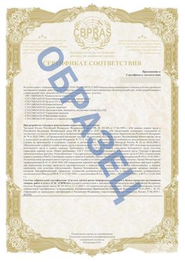 Образец Приложение к СТО 01.064.00220722.2-2020 Верхняя Пышма Сертификат СТО 01.064.00220722.2-2020 