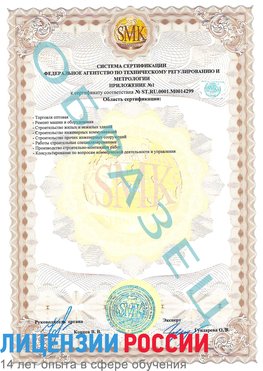 Образец сертификата соответствия (приложение) Верхняя Пышма Сертификат ISO 14001